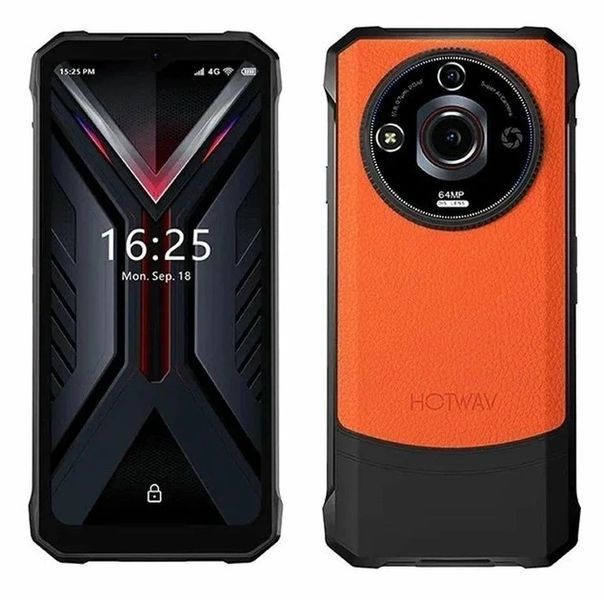 Hotwav T7 Pro 6/256GB Global NFC Orange MediaTek MT8788 6280 мАг Захищений смартфон T5475S фото