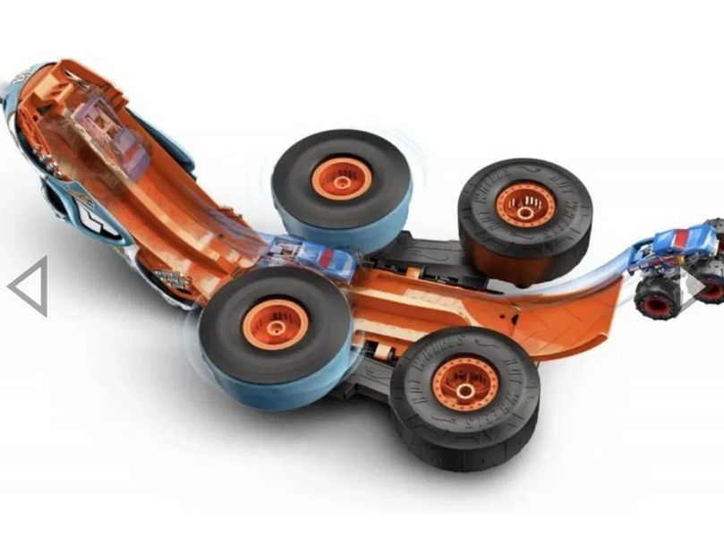 Hot Wheels Monster Trucks HW Transforming Rhinomite RC Машинка на радіокеруванні T1787M фото