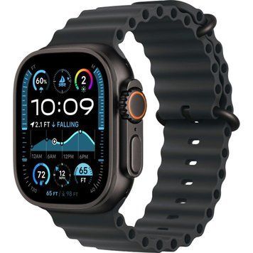 Apple Watch Ultra 2 GPS + Cellular 49mm Black Titanium Case w. Black Ocean Band (MX4P3) Умные часы T3319K фото