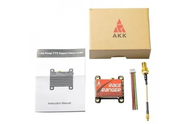 AKK Race Ranger 5.8GHz 200-1600mW Відеопередавач T7219K фото