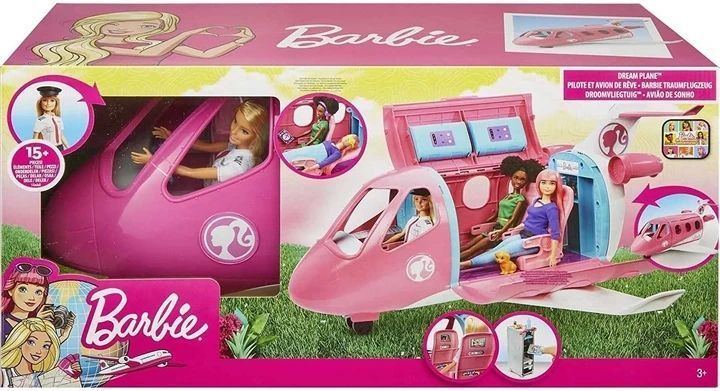 Barbie Dreamplane GJB33 Ігровий набір Літак барбі T1223D фото