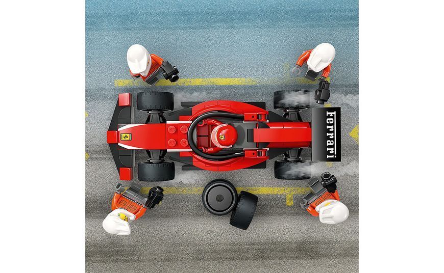 Конструктор LEGO City Піт-стоп та піт-екіпаж F1 з болідом Ferrari (60443) T1287K фото