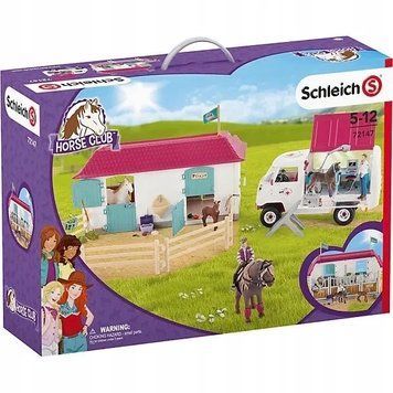 Schleich 72147 Відвідування ветеринара в стійлі Ігровий набір T8219K фото