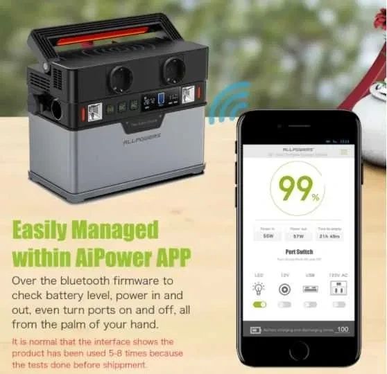 Allpowers S300 Портативна зарядна станція 300W/78000mAh T5907 фото