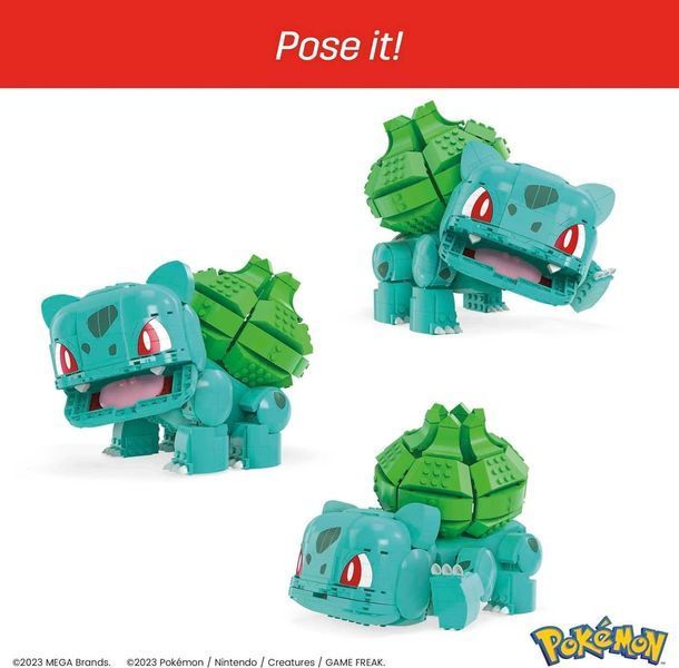 Конструктор Mega Pokemon Jumbo Bulbasaur T9133K фото