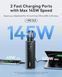 Baseus Power Bank, 20800mAh, 145W, 4-Port Portable Charger (77Wh), PD Fast Charging Battery Pack with Digital Зовнішній акумулятор T8952V фото 4