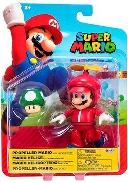Super Mario Propeller Mario Фигурка Jakks Pacific 10 см T9814V фото