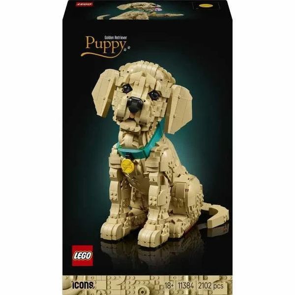 Конструктор LEGO Icons Щенок золотистого ретривера (11384) T3371K фото