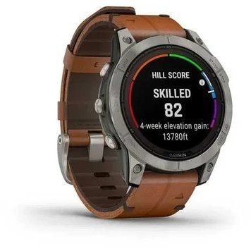 Garmin Fenix 7 Pro Sapphire Solar Titanium with Chestnut L. Band 010-02777-30 Умные часы T5529K фото