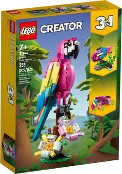 Конструктор LEGO Creator Экзотический розовый попугай (31144) T7972K фото