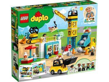 Конструктор LEGO Duplo Town Підйомний кран та будівництво (10933) T6224K фото