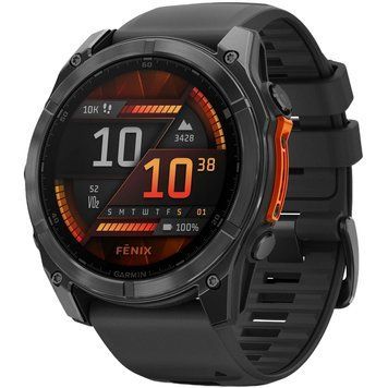 Garmin Fenix 8 51mm AMOLED Slate Gray with Black Silicone Band 010-02905-00 Умные часы T9822K фото