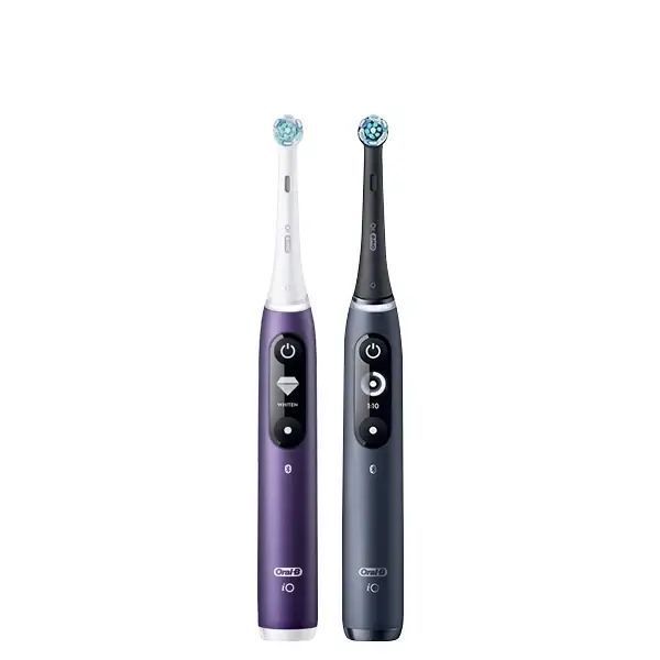 Oral-B iO Series 7 Special Edition Duo Pack Black Onyx & Purple Amethyst Набор электрических зубных щеток T7555V фото