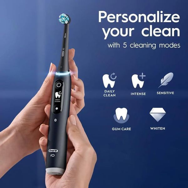 Oral-B iO Series 7 Special Edition Duo Pack Black Onyx & Purple Amethyst Набор электрических зубных щеток T7555V фото