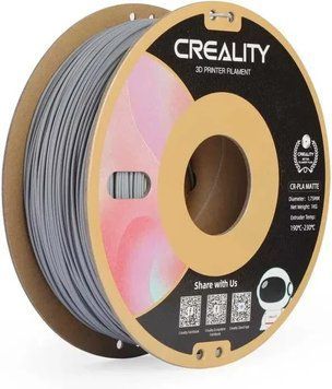 PLA пластик Creality филамент для 3D принтера матовый 1.75мм 1кг Grey T3313K фото