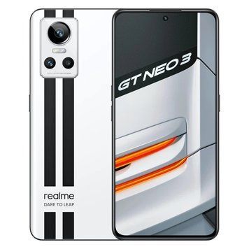 Realme GT Neo 3 12/256GB 150W Sprint White Global Version 120Hz 150W EU Dimensity 8100 4500 мАч T1542K фото
