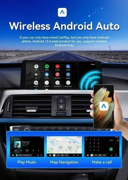 CarlinKit AI Box TBox Ultra 8/128gb YouTube/Netflix Android 13 Адаптер для беспроводного подключения смартфона T6938Y фото