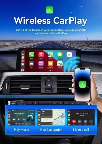 CarlinKit AI Box TBox Ultra 8/128gb YouTube/Netflix Android 13 Адаптер для беспроводного подключения смартфона T6938Y фото