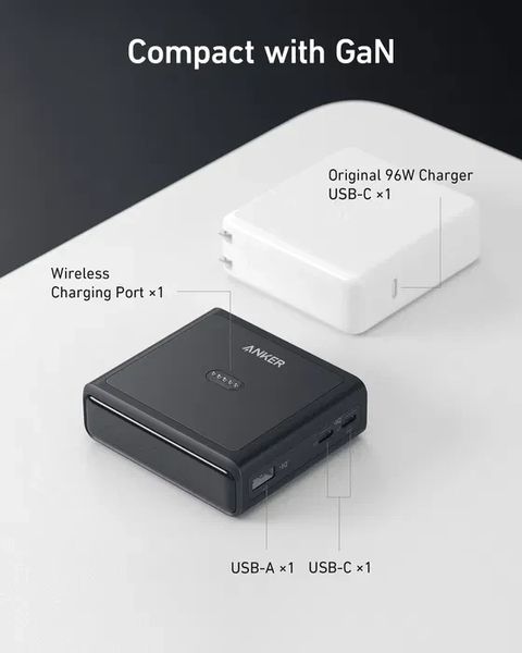 Зарядна база Anker 100 Вт для Anker Prime Power Bank T1251K фото