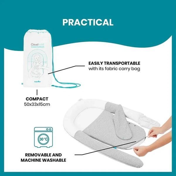 Babymoov CloudNest Анатомічний кокон для новонароджених T1778P фото