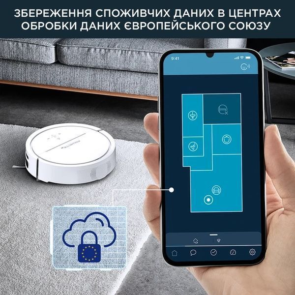 Rowenta X-plorer 120 AI RR7877 WH Робот-пилосос з вологим прибиранням T6911I фото