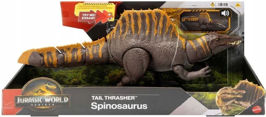 Jurassic World Spinosaurus JGB56 Спинозавр Ігрова фігурка динозавра T6677K фото