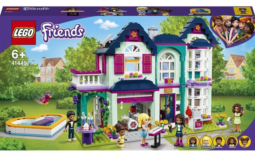 Конструктор LEGO Friends Сімейний будинок Андреа (41449) T2412K фото
