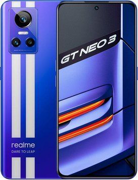 Realme GT Neo 3 12/256GB 150W Nitro Blue Global Version 120Hz 150W EU Dimensity 8100 4500 мАч T1542K фото