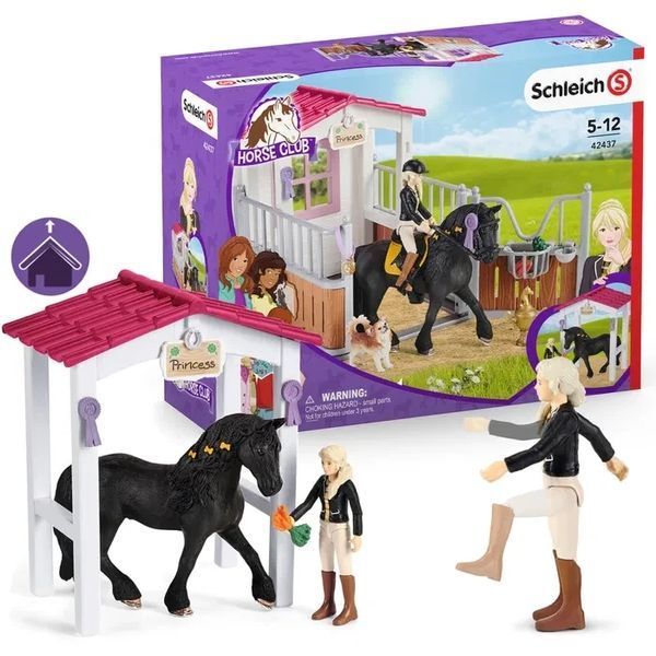 Schleich 42437 Horse Club: Торі та Принцеса зі стійлом Ігровий набір T1219K фото