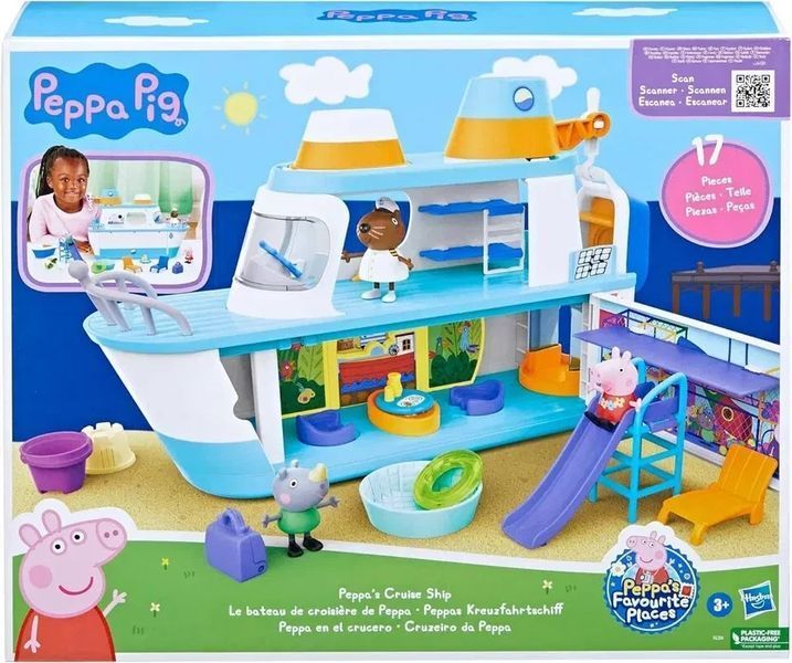Круизный лайнер корабль Свинки Пеппы Peppa Pig Cruise Ship Hasbro (F6284) Игровой набор T9707K фото