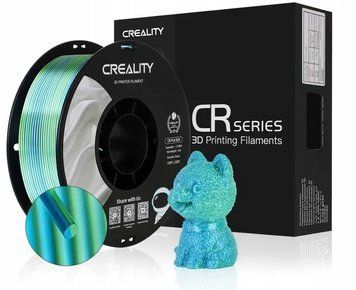 PLA пластик Creality филамент для 3D принтера шелковый 1.75мм 1кг Green-Blue T1313K фото