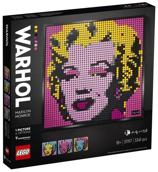 Купить Конструктор LEGO Art 31197 Мэрилин Монро Энди Уорхола T1608 в ...