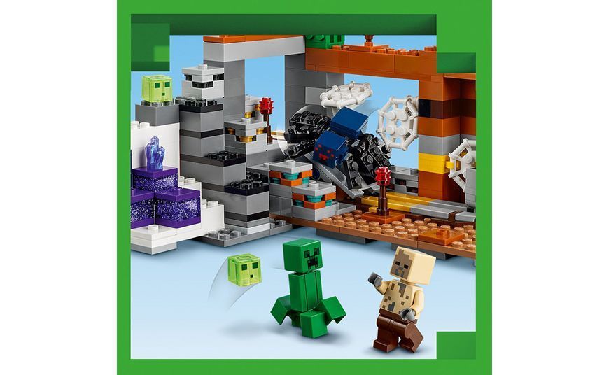 Конструктор LEGO Minecraft Занедбана шахта в безплідних землях (21263) T5433K фото