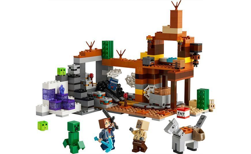 Конструктор LEGO Minecraft Занедбана шахта в безплідних землях (21263) T5433K фото