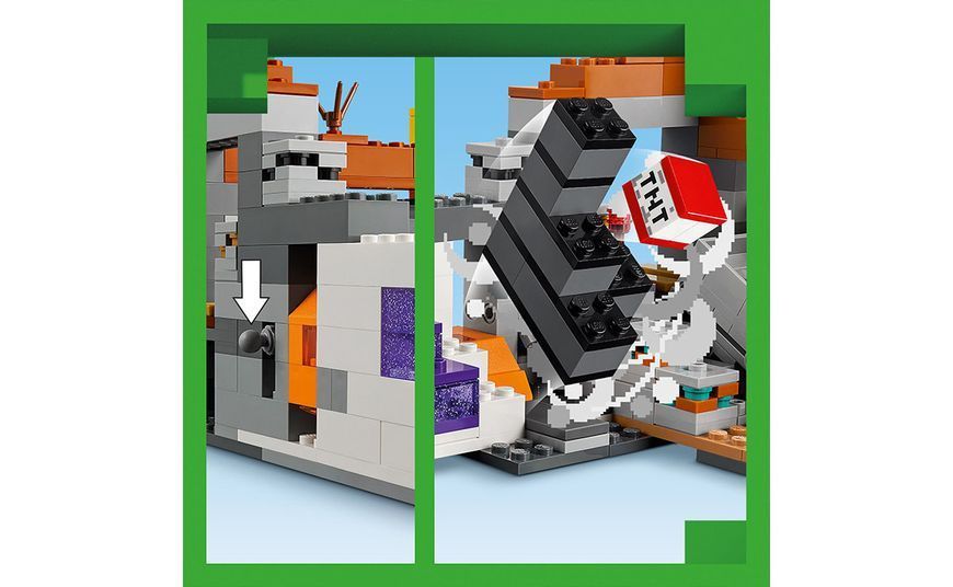 Конструктор LEGO Minecraft Занедбана шахта в безплідних землях (21263) T5433K фото