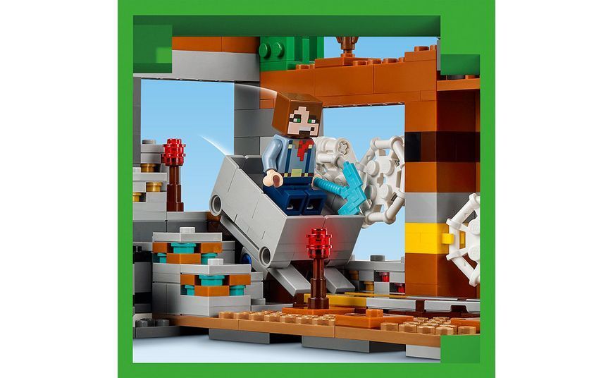 Конструктор LEGO Minecraft Занедбана шахта в безплідних землях (21263) T5433K фото