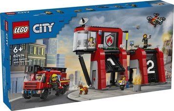 Конструктор LEGO City Пожарное депо с пожарной машиной (60414) T2999K фото