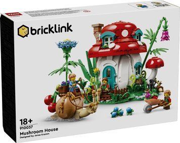 Конструктор LEGO BrickLink Mushroom House (910037) T9330K фото