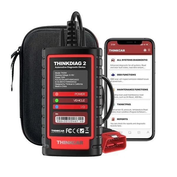 Thinkcar Thinkdiag 2 Мультимарочный автосканер + подписка на 1 год T5291K фото