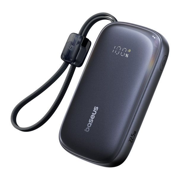 Baseus EnerFill FC21 Qpow 3 Ultra Digital Display Power Bank 20000mAh 22.5W Black (E0027M00) Зовнішній акумулятор T3166A фото