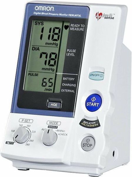 OMRON HEM-907XL IntelliSense Professional Blood Pressure Monitor Цифровий монітор артеріального тиску T2327K фото