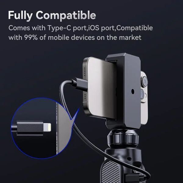 Профессиональный автомобильный поворотный эндоскоп, бороскоп KERUI 8mm 360&deg; Camera 2MP Full HD 1м кабель + сумка кейс T8995V фото