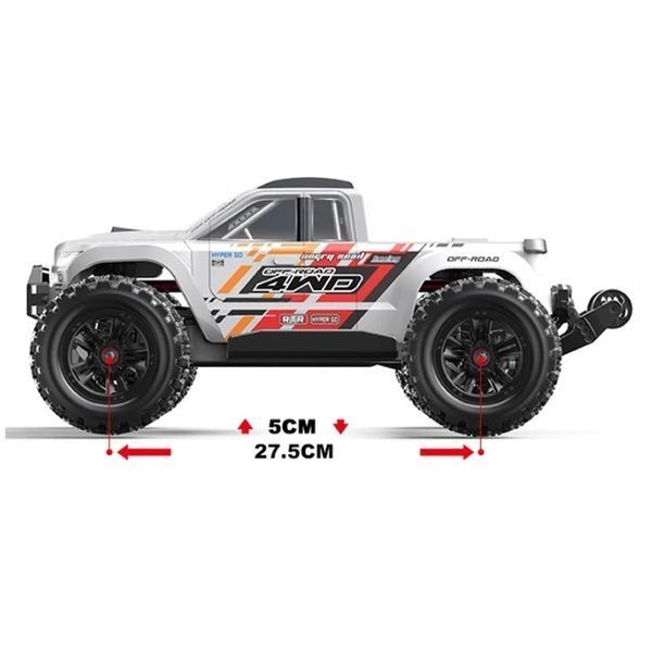 MJX Hyper Go 10208 V2 RC 1/10 +3s- 5200мАч 35С White Машинка на радіокеруванні T1616K фото