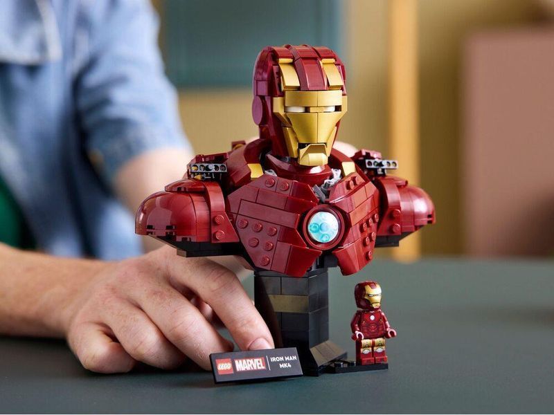 Конструктор LEGO Marvel (76327) Iron Man MK4 Bust Бюст Залізної людини T3991P фото