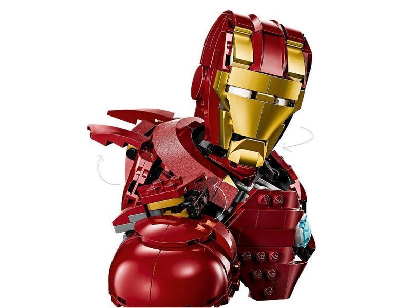 Конструктор LEGO Marvel (76327) Iron Man MK4 Bust Бюст Залізної людини T3991P фото