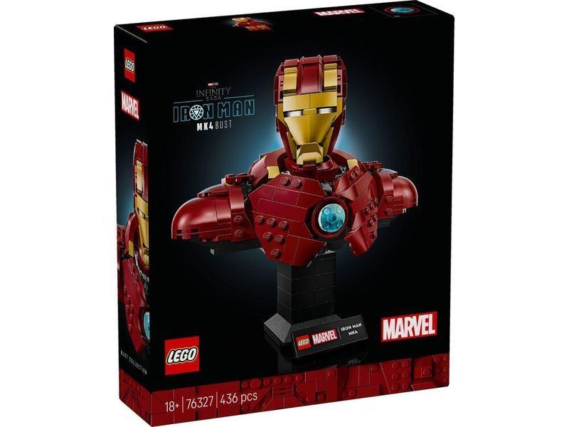 Конструктор LEGO Marvel (76327) Iron Man MK4 Bust Бюст Залізної людини T3991P фото