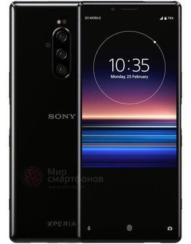 Смартфон Sony Xperia 1 So-03 6/128 Gb Black Qualcomm Snapdragon 855 3330 мАг T4273K фото