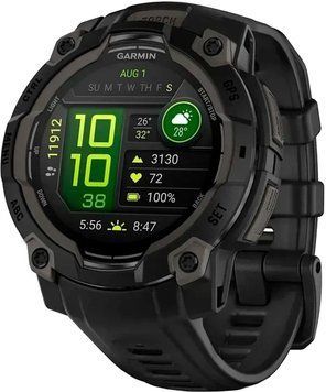 Garmin Instinct 3 45mm AMOLED Black with Black Band (010-02936-00/40) Умные часы T9149K фото