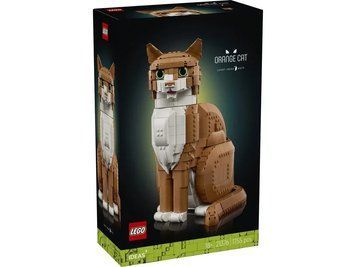 Конструктор LEGO 21376 Orange Cat Рыжий кот T2221K фото