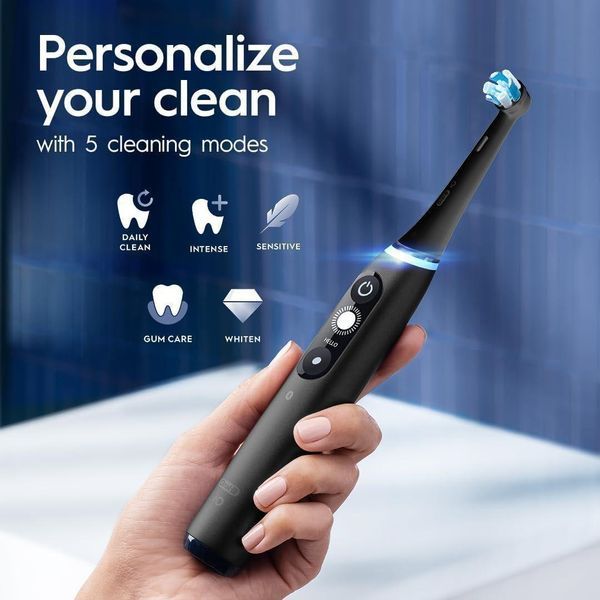 Oral-B iO 7 Black IO M7.2B2.2B Електрична зубна щітка T1840V фото